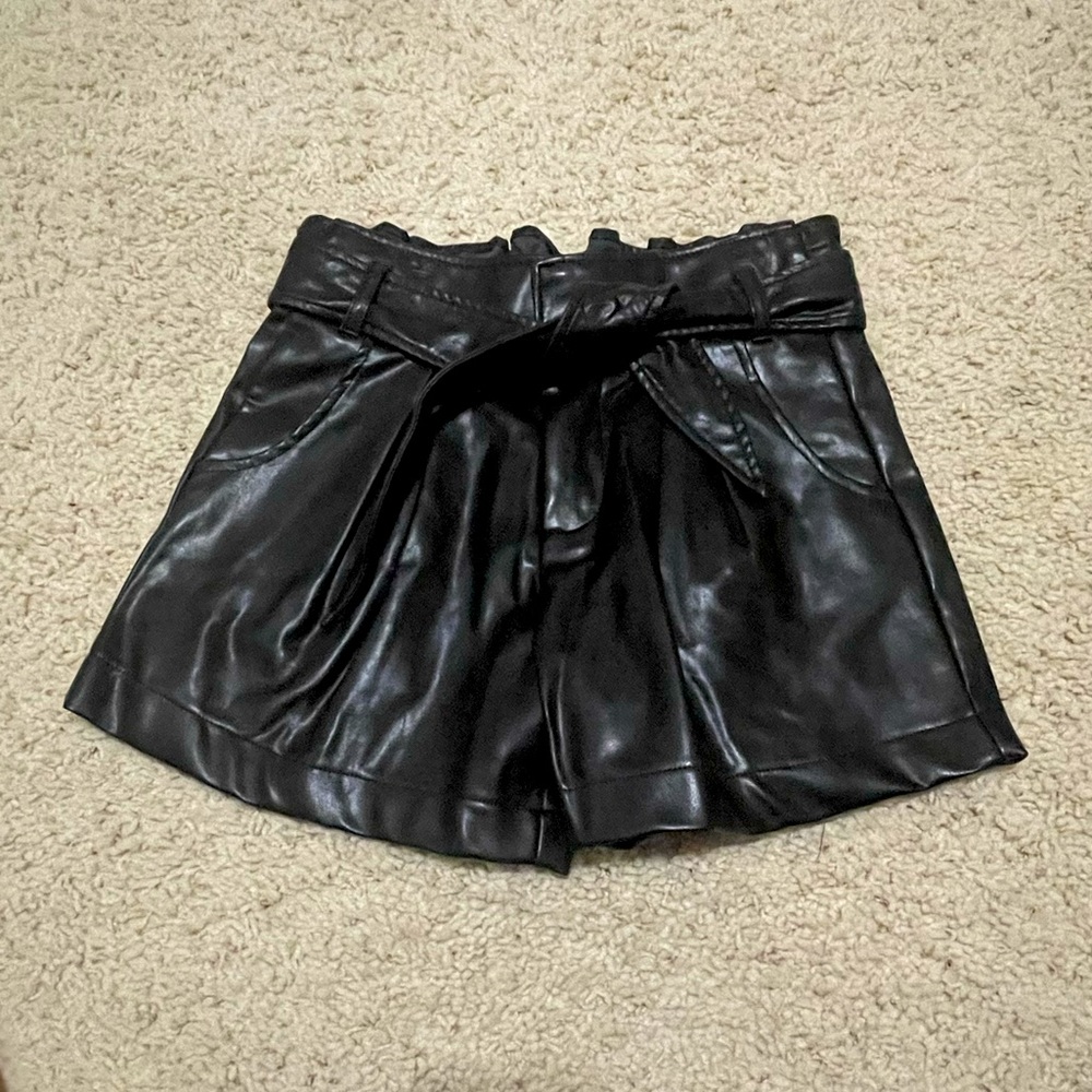 Habitual Leather Shorts- Kids Size 12
